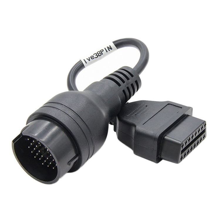38Pin to 16Pin Truck OBD2 Conversion Cable OBDII Diagnostic Adapter Cable for Iveco, 38Pin to 16Pin for Iveco – Durable Build, Easy to Use