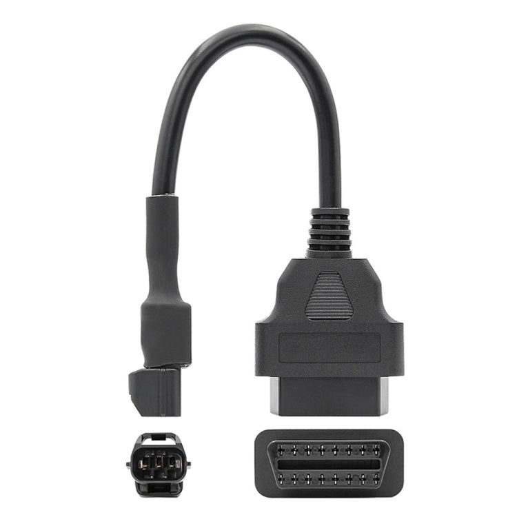 16Pin to 3Pin Motorcycles OBD2 Conversion Cable OBDII Diagnostic Adapter Cable for KYMCO, 16Pin to 3Pin 16Pin to 3Pin