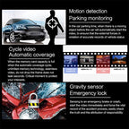 Z30 WiFi Dual-lens HD 2160P Non-light Night Vision 360-degree Panoramic Driving Recorder, GPS Version, Z30 GPS Version