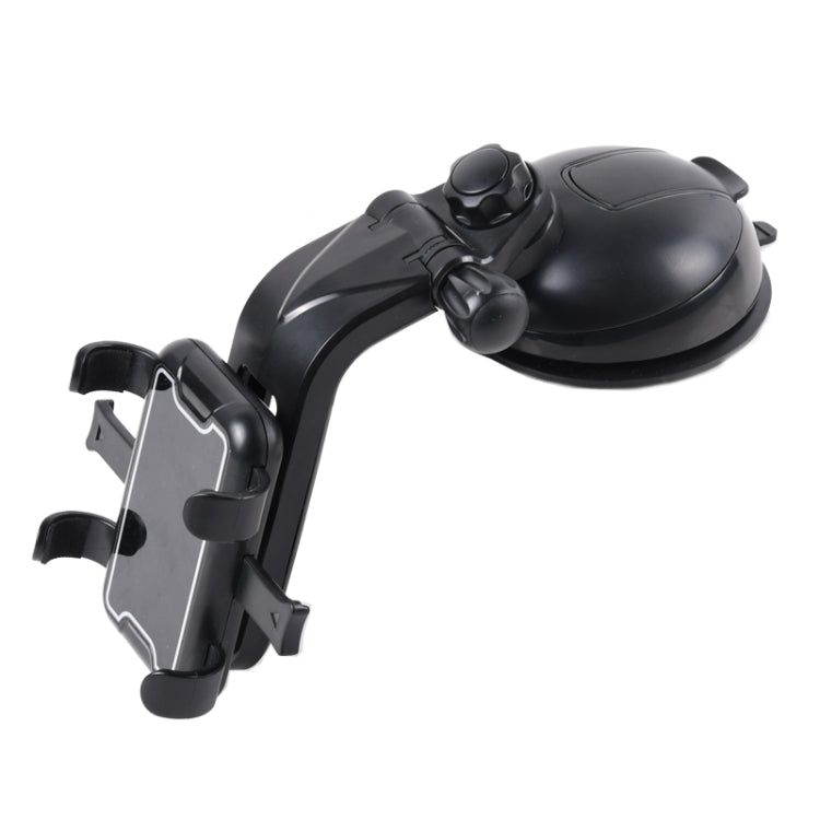 Universal Car Sucker Mobile Phone Holder, Sucker Holder (Black) Sucker Holder (Black) Black
