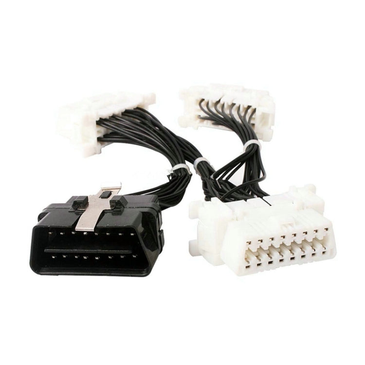 ELM327 OBD2 16Pin Male to 3 Female Car Diagnostic Cable, 16Pin Male to 3 Female – Durable Build, Easy to Use 16Pin Male to 3 Female