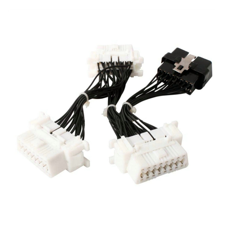 ELM327 OBD2 16Pin Male to 3 Female Car Diagnostic Cable, 16Pin Male to 3 Female – Durable Build, Easy to Use