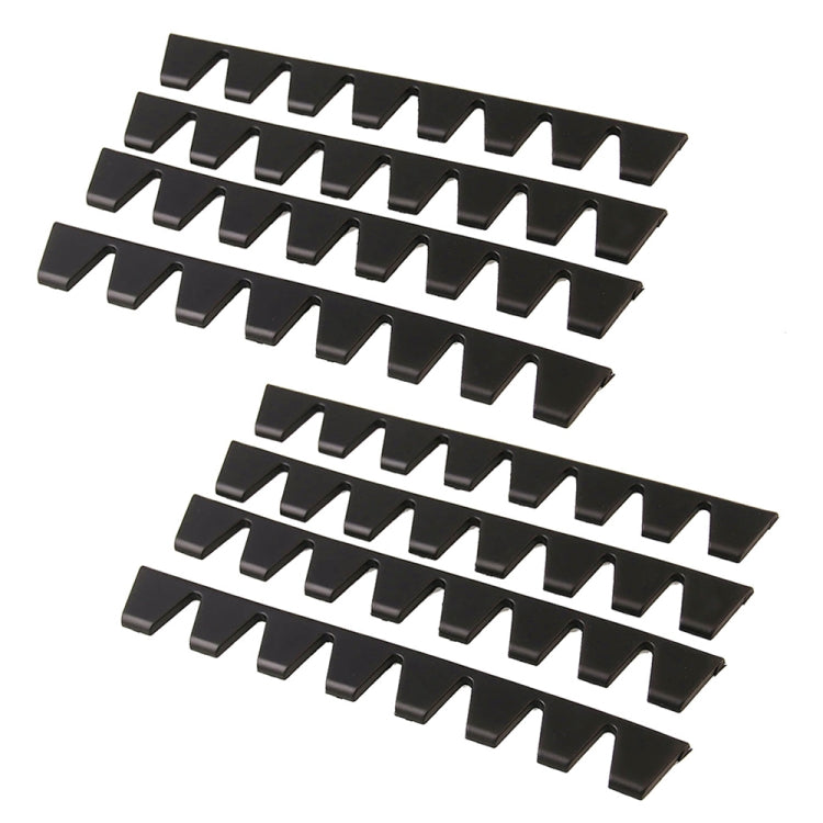 Car Modified Bumper Guard Kit Black, Black Black