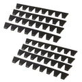 Car Modified Bumper Guard Kit Black, Black Black