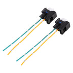 1 Pair Car H11 Bulb Holder Base Female Socket with Cable for Ford, For Ford