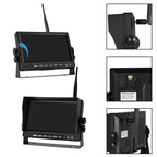7 inch Car Digital Wireless Rear-view Split-screen Monitor Four Record, Four Record – Shockproof, Waterproof