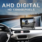 7 inch Car Digital Wireless Rear-view Split-screen Monitor Four Record, Four Record – Shockproof, Waterproof