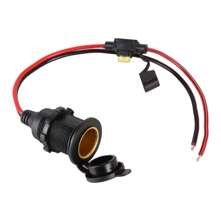 Car Cigarette Lighter Female Socket Plug Connector with Cover, Connector with Cover Connector with Cover