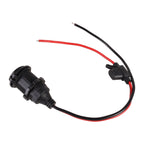 Car Cigarette Lighter Female Socket Plug Connector with Cover, Connector with Cover