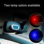 Car Solar Energy Anti-theft Device LED Warning Light, Blue, Red