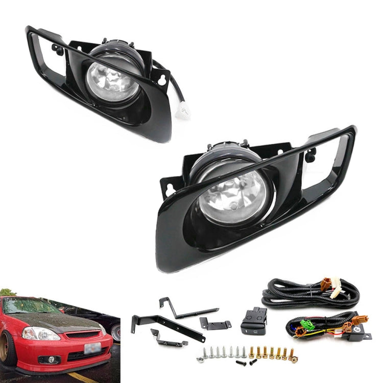 1 Pair Car Modified Front Fog Light for Honda Civic 1999-2000 – Durable Build, Easy to Use, For Honda Civic 1999-2000 (White Light), For Honda Civic 1999-2000 (Yellow Light) For Honda Civic 1999-2000 (White Light) White Light