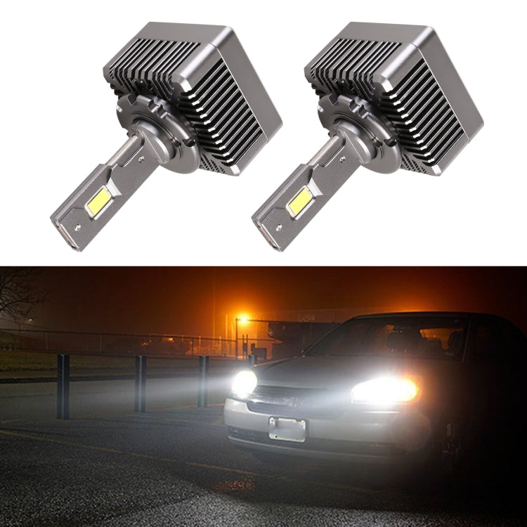 1 Pair D Series D3S Car HID Ballast to LED Headlight DC12V / 35W / 6000K / 5000LM, D3S D3S
