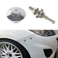 54mm Stainless Steel Quick-pins Push Button Billet Hood Pins Lock Clip Kit, 54mm (Silver), 54mm (Red), 54mm (Blue), 54mm (Black) 54mm (Silver) Silver