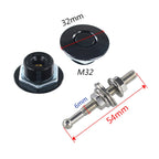 54mm Stainless Steel Quick-pins Push Button Billet Hood Pins Lock Clip Kit, 54mm (Silver), 54mm (Red), 54mm (Blue), 54mm (Black)