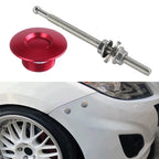 100mm Stainless Steel Quick-pins Push Button Billet Hood Pins Lock Clip Kit, 100mm (Red), 100mm (Blue), 100mm (Black), 100mm (Silver) 100mm (Red) Red