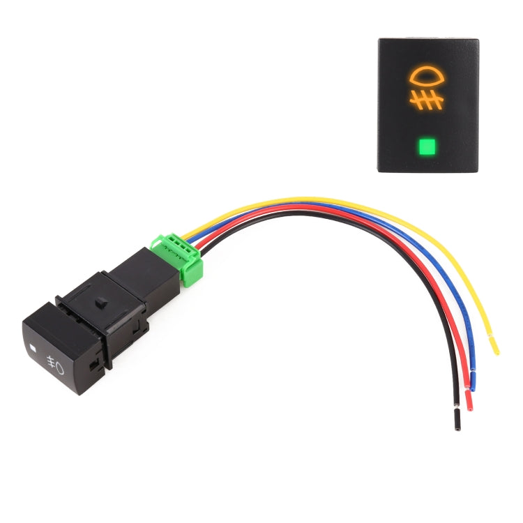 TS-15 Car Fog Light On-Off Button Switch with Cable for Nissan Sylphy 2019-, For Nissan Sylphy 2019- For Nissan Sylphy 2019-