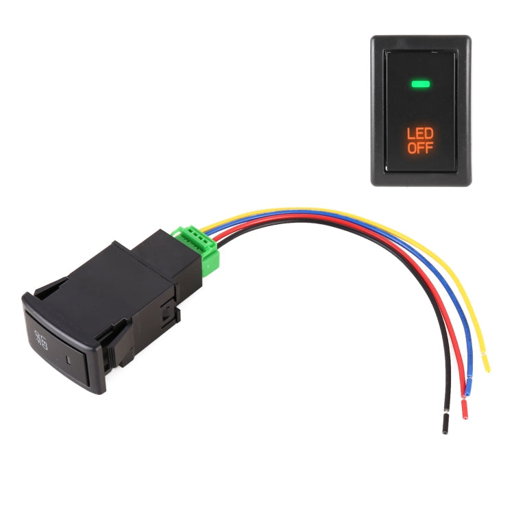 TS-17 Car Fog Light On-Off Button Switch with Cable for Suzuki, For Suzuki For Suzuki