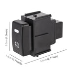 TS-20 Car Fog Light On-Off Button Switch with Cable for Nissan Qashqai 2008-2010 – Durable Build, Easy to Use, For Nissan Qashqai 2008-2010