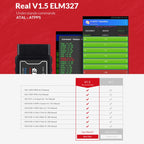 OBD II ELM327 Car Fault Diagnostic Tool V1.5PIC25K80 Chip, Bluetooth V1.5 – Bluetooth, 4K