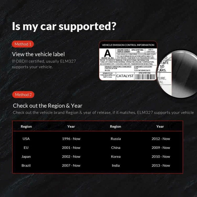 OBD II ELM327 Car Fault Diagnostic Tool V1.5PIC25K80 Chip, Bluetooth V1.5 – Bluetooth, 4K