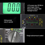 DUOYI DY5500 Car 4 in 1 Digital Multifunction Resistance Tester Insulation Earth Multimeter, DY5500