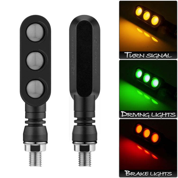 2 PCS KC050 Motorcycle LED Turn Signal Running Brake Light, KC050 KC050