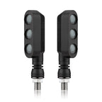 2 PCS KC050 Motorcycle LED Turn Signal Running Brake Light, KC050