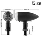 2 PCS KC805 Motorcycle Retro Metal Turn Signal Light – Waterproof