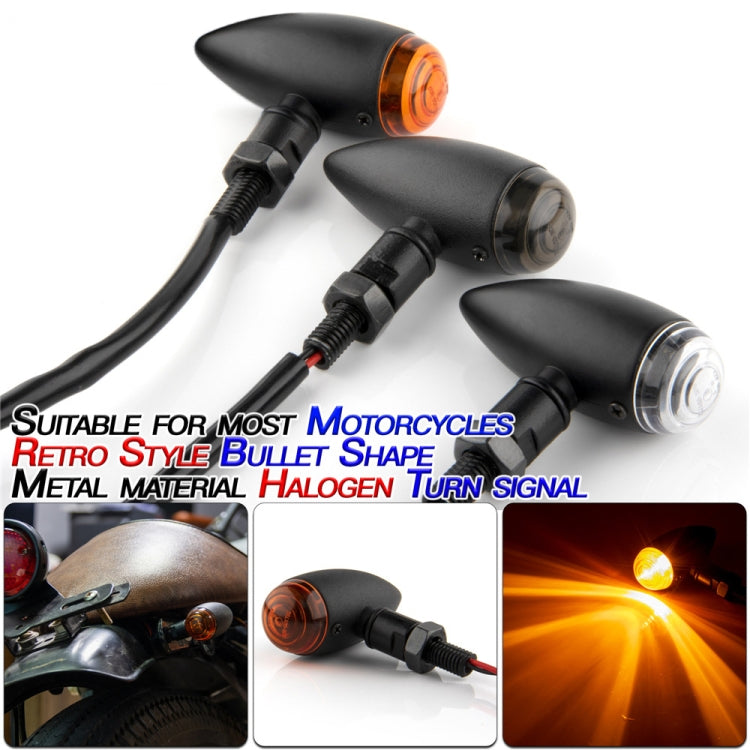 2 PCS KC805 Motorcycle Retro Metal Turn Signal Light – Waterproof