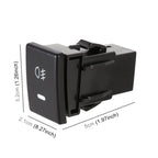TS-16 Car Fog Light On-Off Button Switch with Cable for Isuzu mu-X – Durable Build, Easy to Use, For Isuzu mu-X