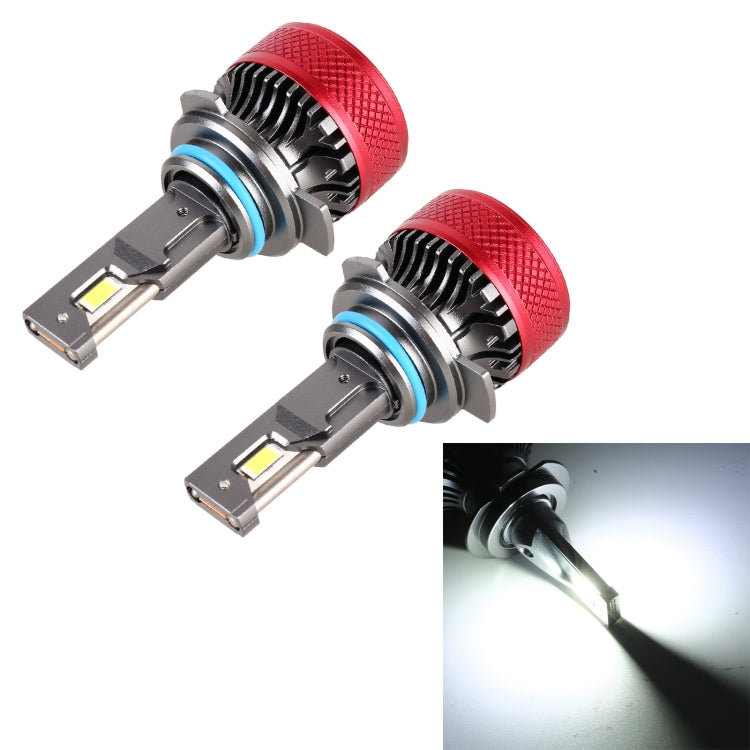 1 Pair 9012 DC12V 65W 6000K 6500LM LED Car Headlights, 9012 9012