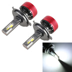 1 Pair H4 DC12V 65W 6000K 6500LM LED Car Headlights, H4 H4