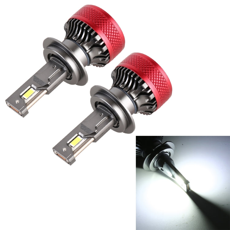 1 Pair H7 DC12V 65W 6000K 6500LM LED Car Headlights, H7 H7