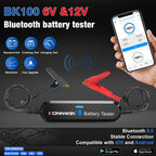 KONNWEI BK100 X431 BST360 Car Bluetooth Battery Tester, BK100 (Black), BK100 – Bluetooth