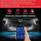 KONNWEI KW901 Android Phone OBD2 Car Bluetooth 5.0 Diagnostic Scan Tools, Bluetooth 5.0 – Bluetooth