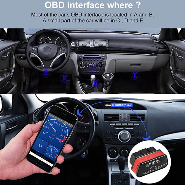 KONNWEI KW901 Android Phone OBD2 Car Bluetooth 5.0 Diagnostic Scan Tools, Bluetooth 5.0 – Bluetooth
