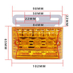 4 PCS ZS-6001 DC24V Car / Truck Side Marker Indicator Lights Bulb Lamp