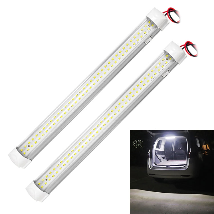 2 PCS ZS-3332 12-85V High Bright 72LEDs RV Dome Light Cabin Light Bar, ZS-3332 ZS-3332