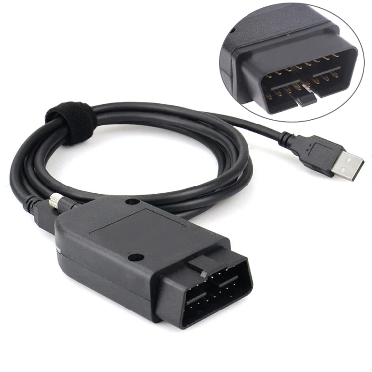 HEX ATMEGA162+16V8B+FT232RQ VAG 24.7 OBD2 Test Cable for Volkswagen / Audi, English 23.3.0 English 23.3.0