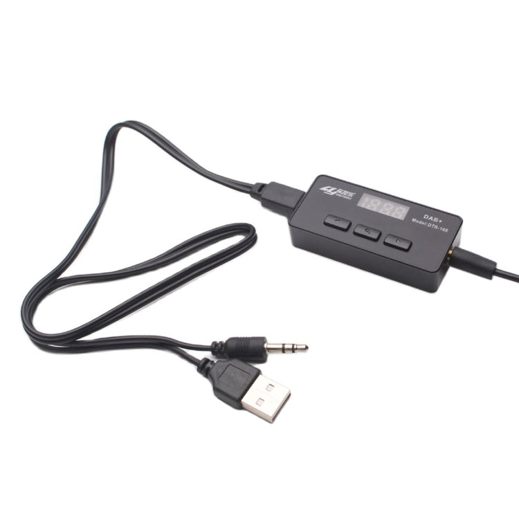 Car DAB+ Digital Broadcasting Receiver Box with FM Forwarding, DAB+ Receiver