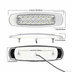 4 PCS MK-338 DC12-24V Truck 12LEDs Side Clearance Maker Light