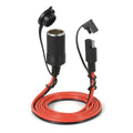 12V Car Charger Cigarette Lighter Extension Cord Female Socket with Quick Disconnect Wire Harness, Female Socket Female Socket