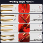 70W Hot Stapler Plastic Welding Machine Car Bumper Repair Kit Plier, EU Plug, EU Plug