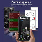 V019 OBD2 Scanner Bluetooth 4.0 ELM327 Car Diagnostic Tool, V019