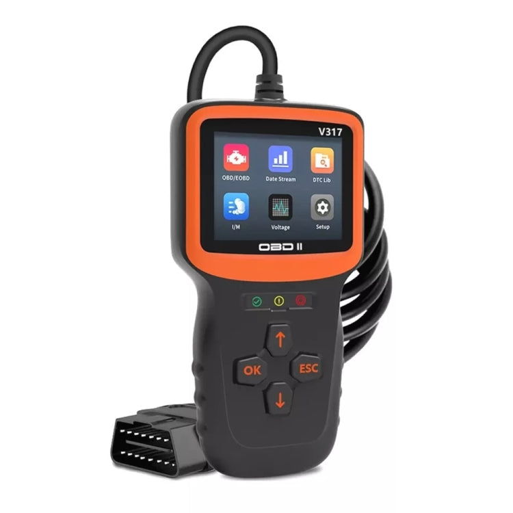V317 Car Fault Detector OBD2 ELM327 Scanner Code Reader, V317 V317