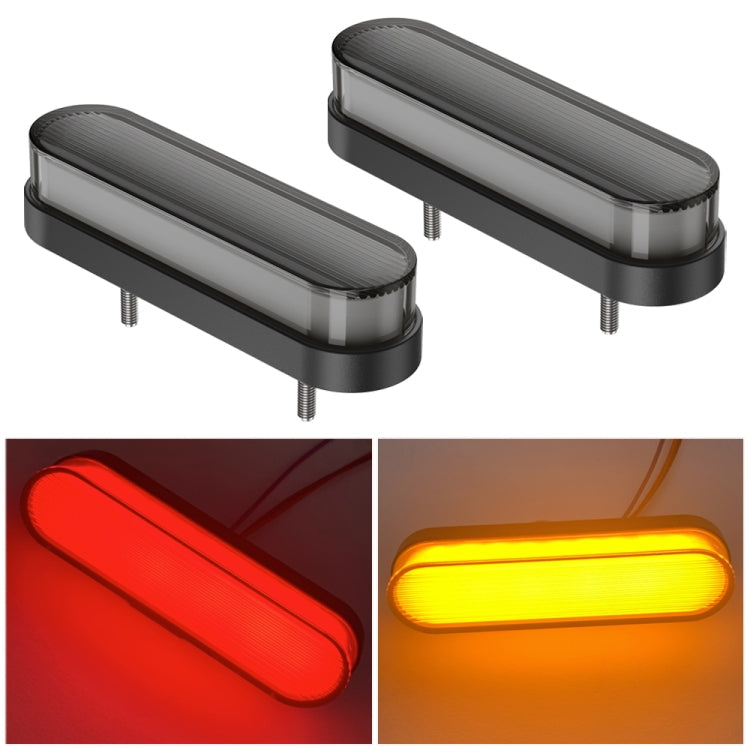 1 Pair Double Color Brake Light Turn Signal Light, Double Color – Durable Build, Easy to Use Double Color