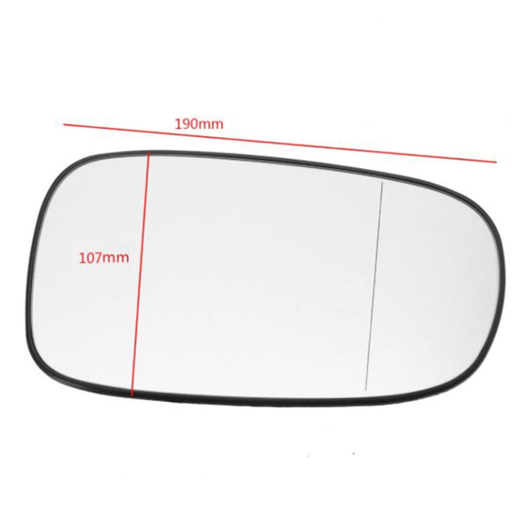 Car Left Side Wide-angle Rearview Mirror 30495 for Saab 93 2003-2010, Right Drive, Left Side – Durable Build, Easy to Use