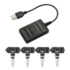 USB TPMS Tire Pressure Monitoring System Android with Internal Sensor for Car Radio DVD Player, with Internal Sensor with Internal Sensor