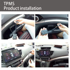 USB TPMS Tire Pressure Monitoring System Android with Internal Sensor for Car Radio DVD Player, with Internal Sensor