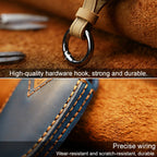For PEUGEOT Car Cowhide Leather Key Protective Cover Key Case, For PEUGEOT